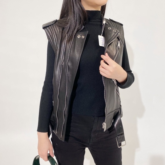 Saint Laurent Lamb Skin Vest - Picture 2 of 10